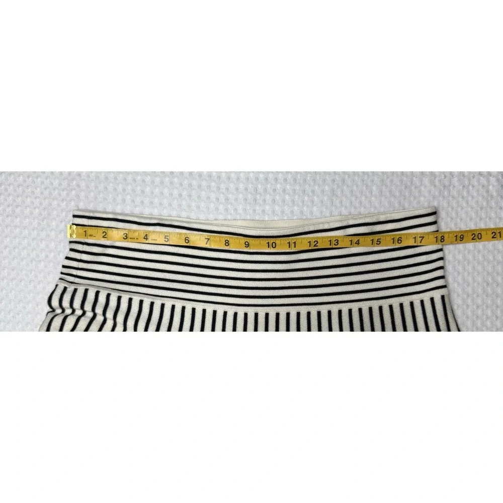 Lauren Ralph Lauren Womens A-Line Striped Skirt Cotton Blend Women's XL Preppy